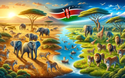 东非动物大迁徙: 肯尼亚🇰🇪 vs 坦桑尼亚🇹🇿